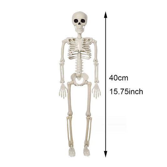 40Cm Halloween Human Shape Skeleton,Posable Skeleton,Human Shape Bones,Halloween Herror Decorations,Haunted House Horror Props