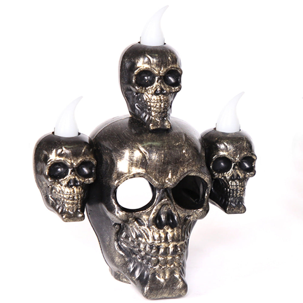 New Halloween Decoration Halloween Skull with Lights Ornaments