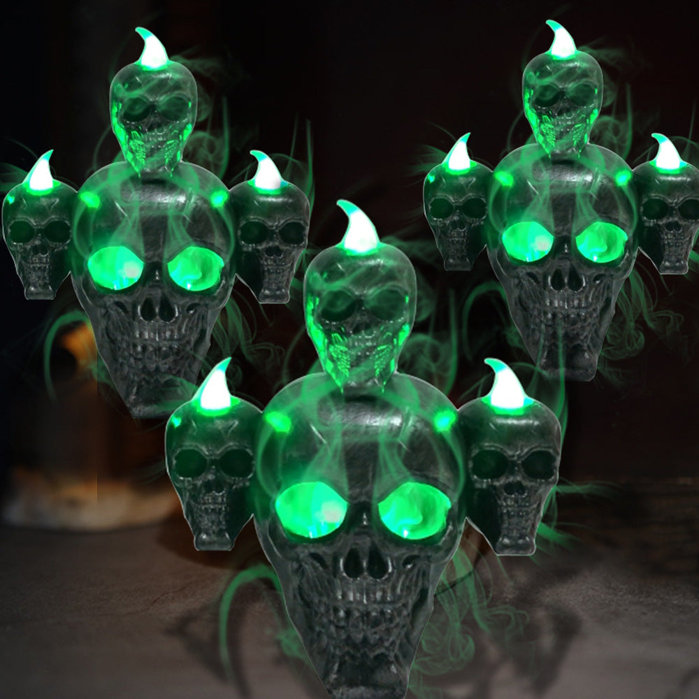 New Halloween Decoration Halloween Skull with Lights Ornaments