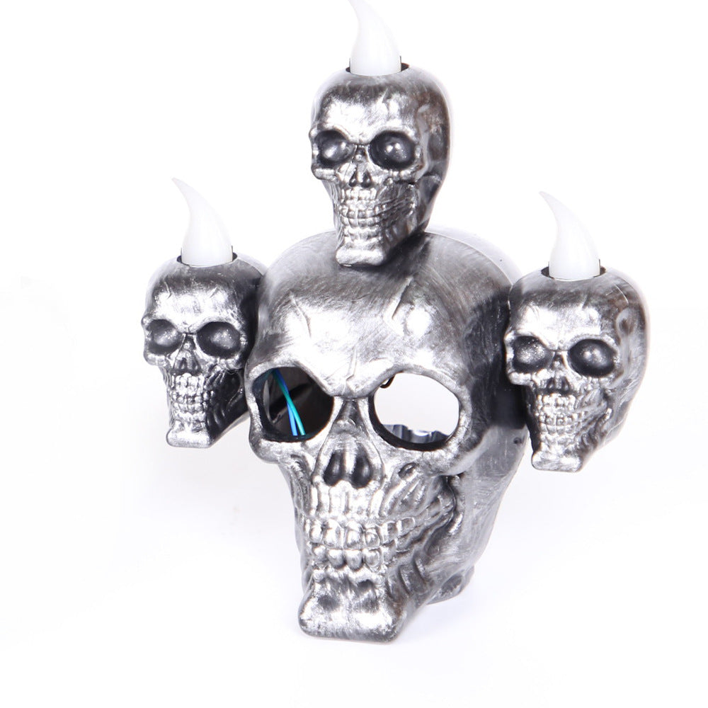 New Halloween Decoration Halloween Skull with Lights Ornaments