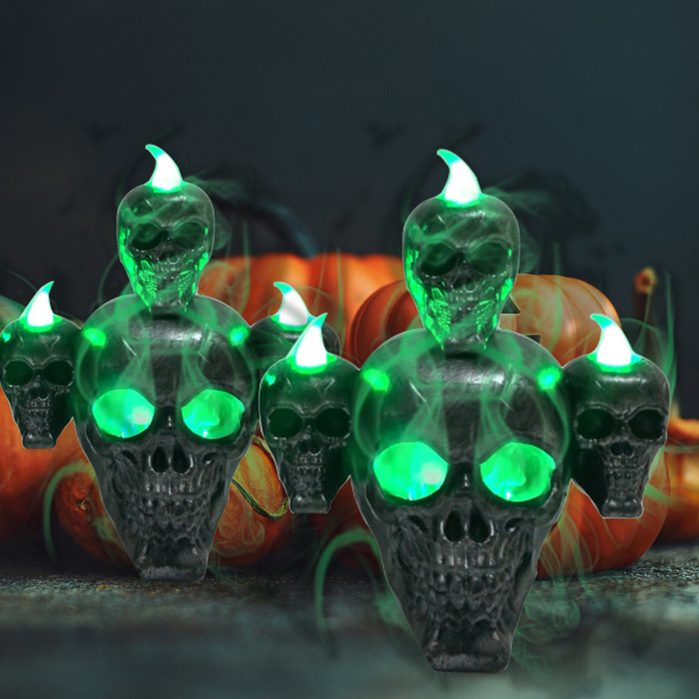 New Halloween Decoration Halloween Skull with Lights Ornaments